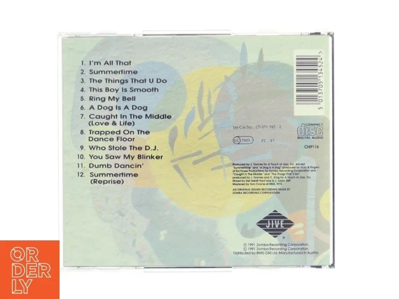 Billede 2 - DJ Jazzy Jeff & The Fresh Prince - Homebase CD fra Zomba Recording Corporation