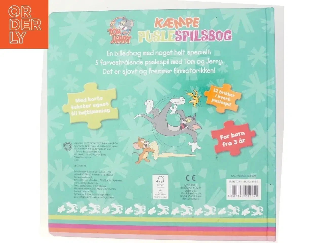 Billede 3 - Tom & Jerry Kæmpe Puslespilsbog af Turner Entertainment Co. (Bog)