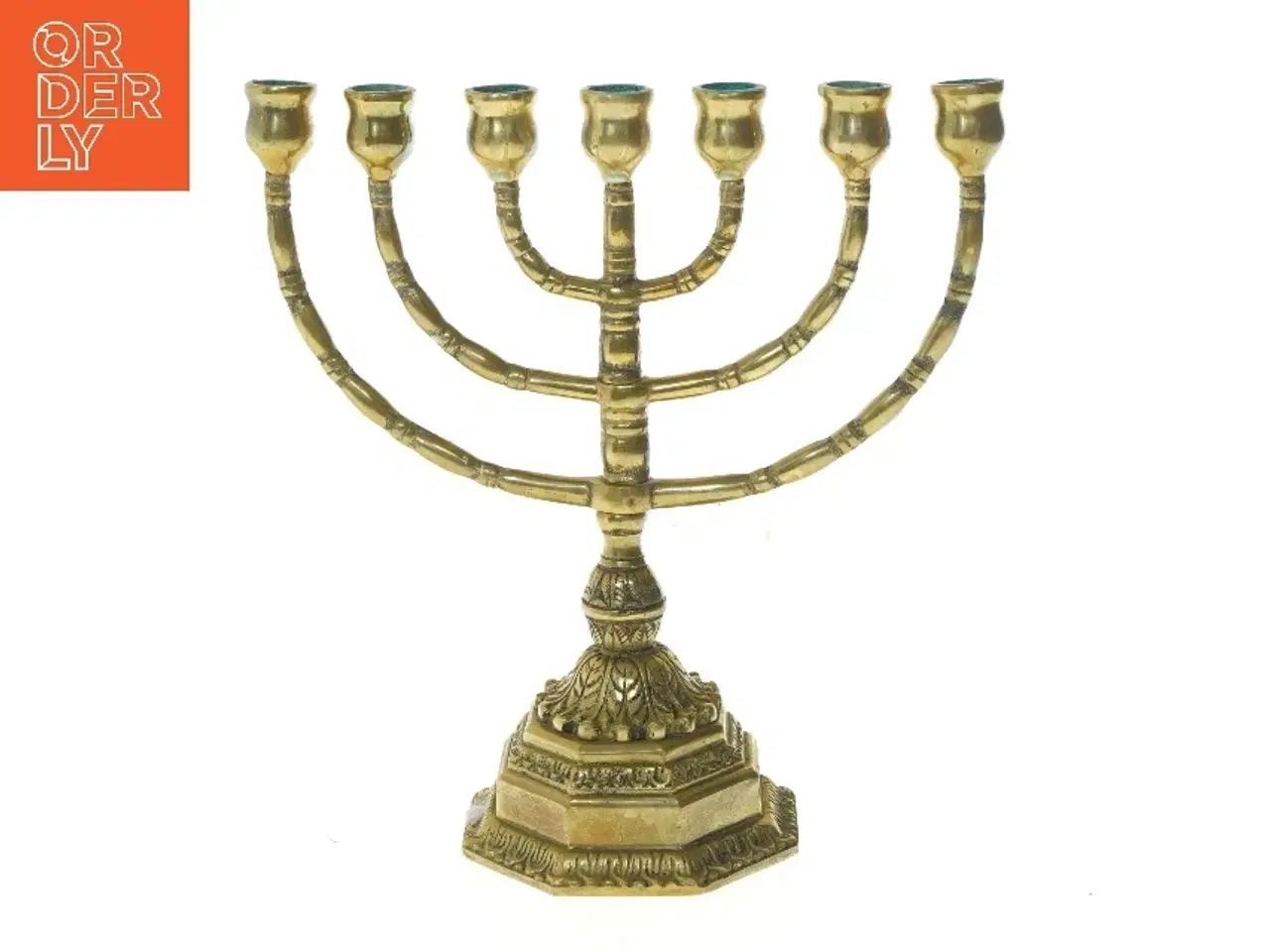 Billede 1 - lysestage 7 armet  (str. 27x28 cm)