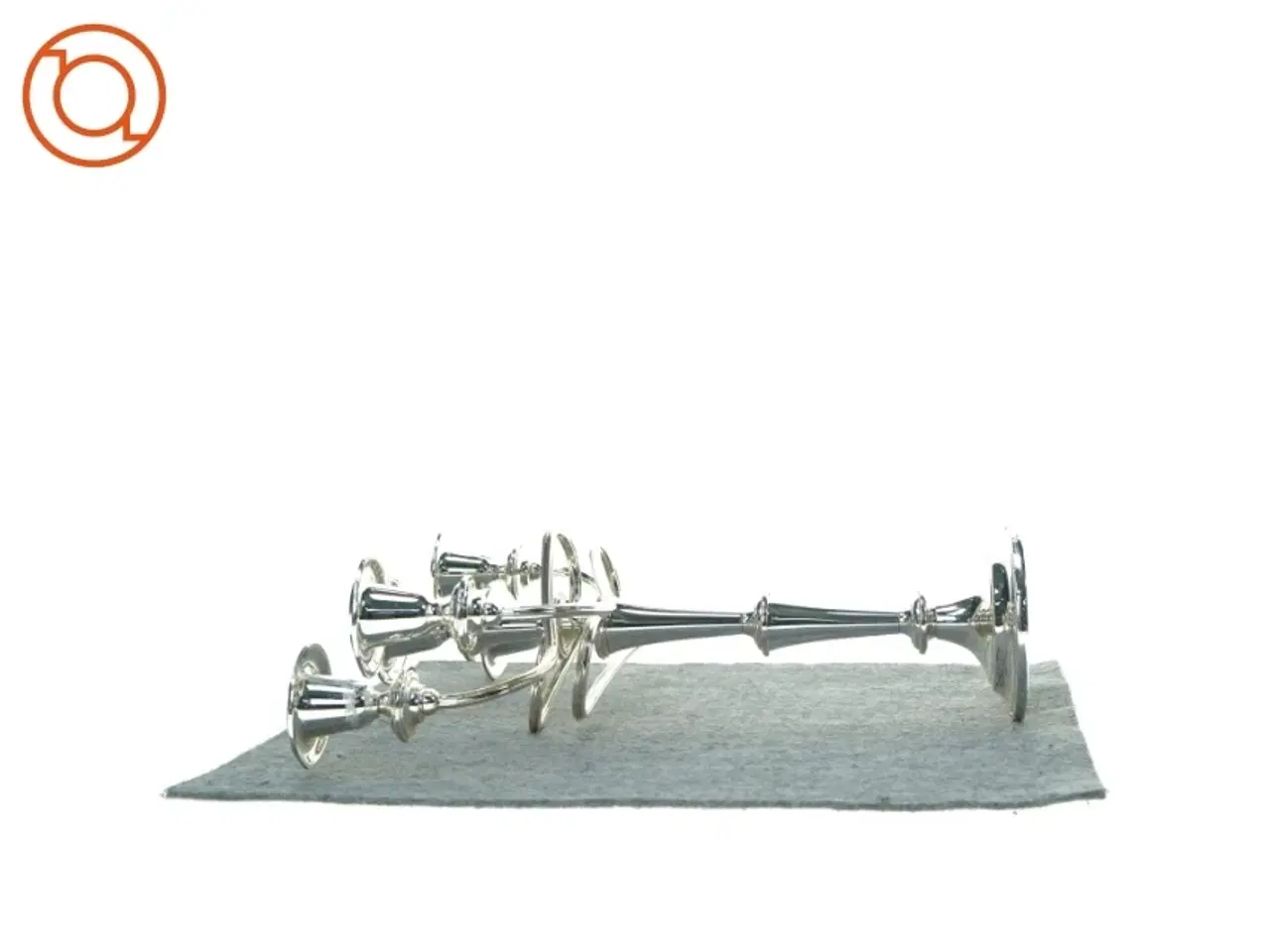 Billede 3 - Fem armet Lysestage (str. 36 cm)