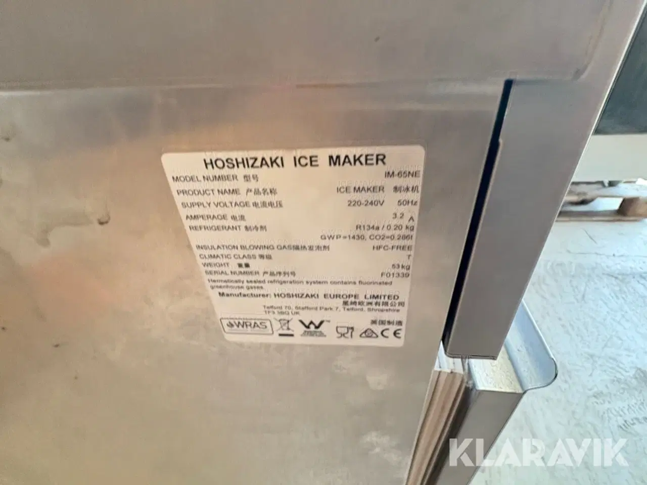 Billede 10 - Isterningmaskine Hoshizaki IM-65NE