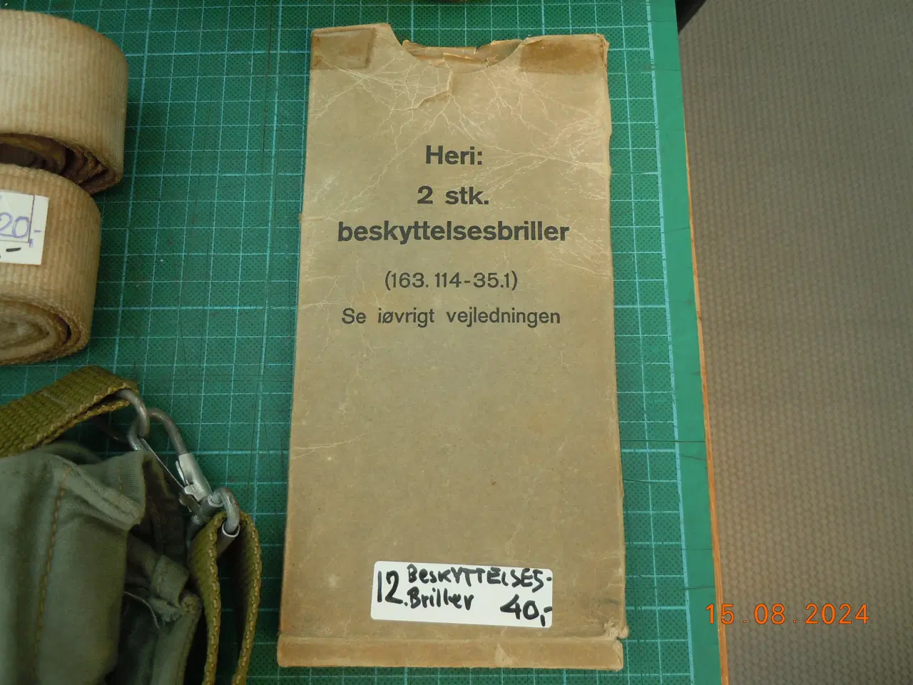 Billede 7 - Gasmasketasker, Luftwaffe bæreseler, beskyttelsesb