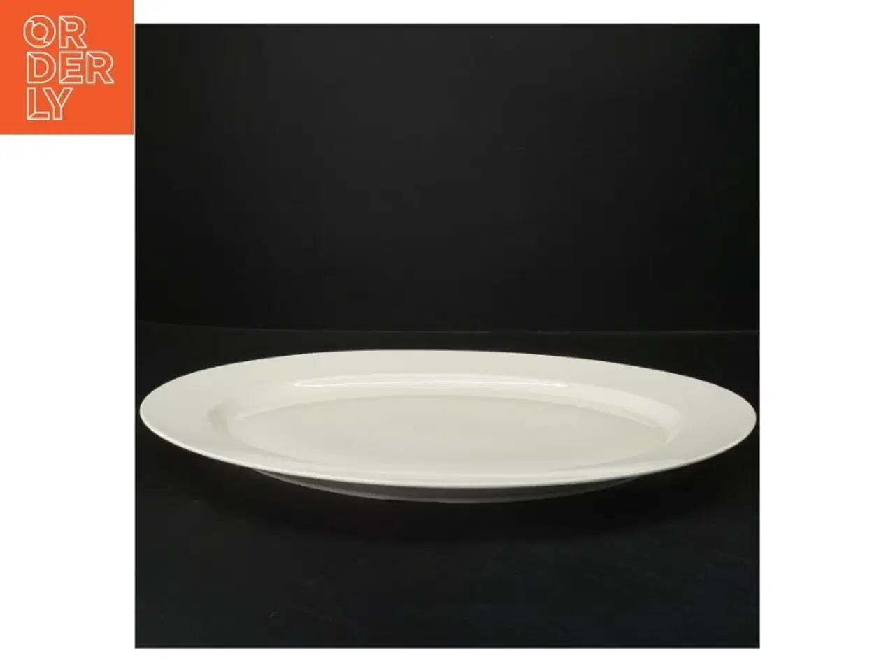 Billede 2 - Hvidt porcelænsfad fra Royal Copenhagen (str. 41x31,5 cm)