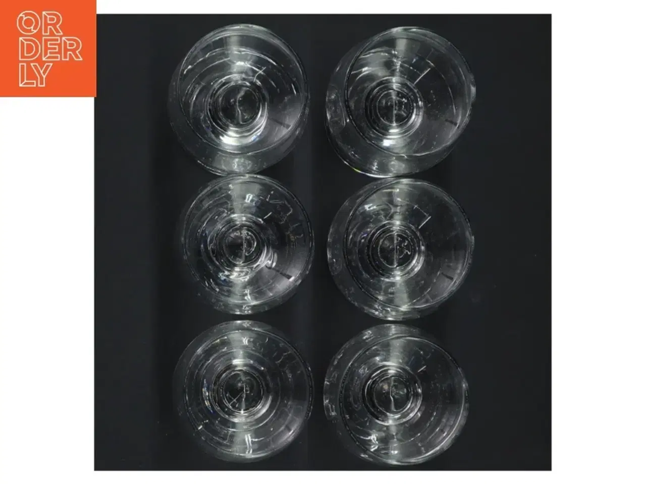 Billede 2 - Sæt med seks klare glas (str. H. 9 cm, ø 4,5 cm)