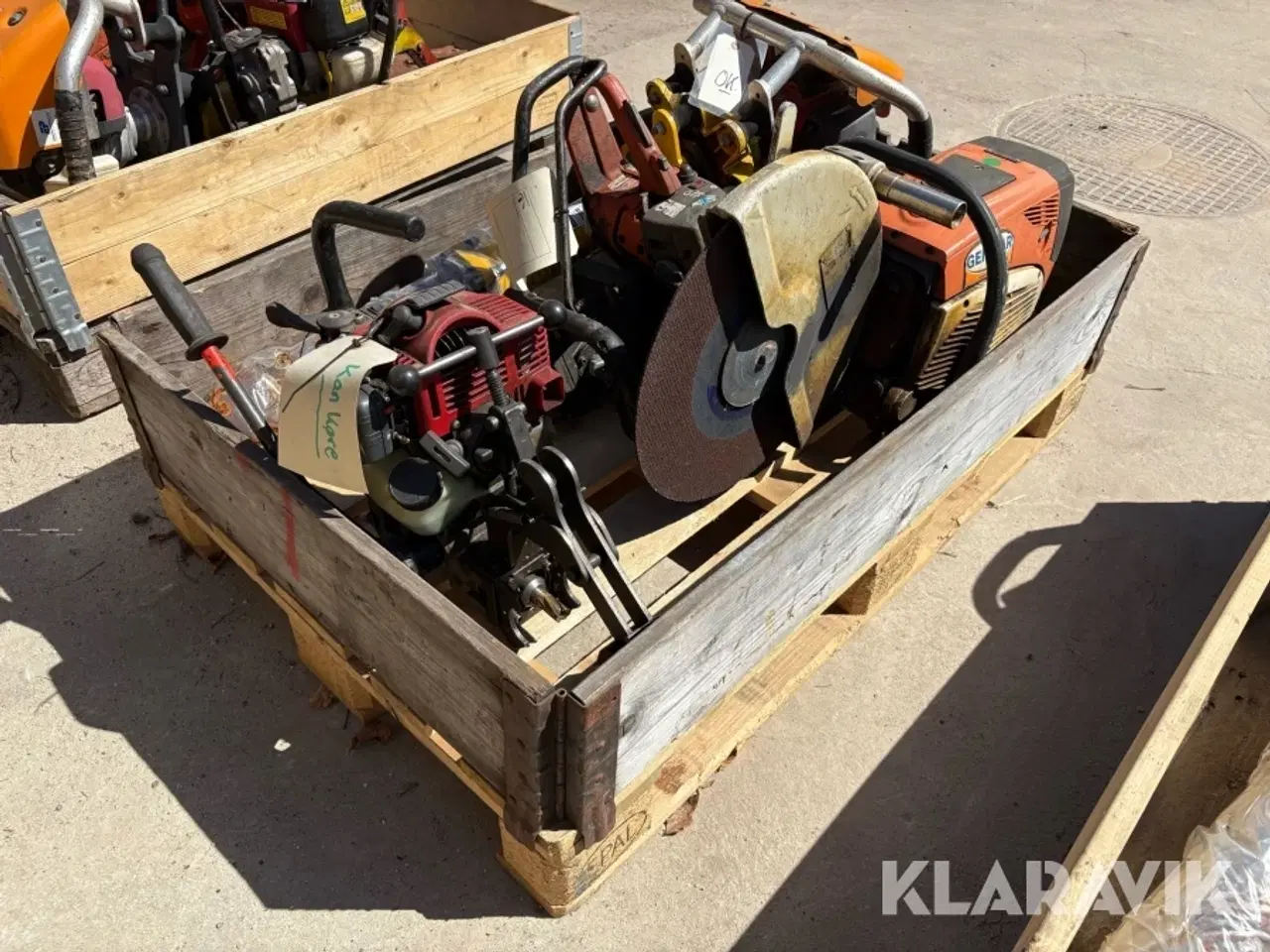 Billede 3 - Lot Svingstopper, Kapsav, Skinneskruemaskine, Skinneboremaskine ,