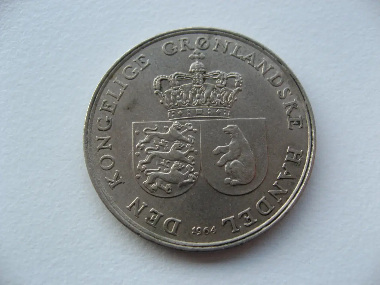 Billede 3 - Grønland Særdeles flotte 1 kr 1957 Eller 1964