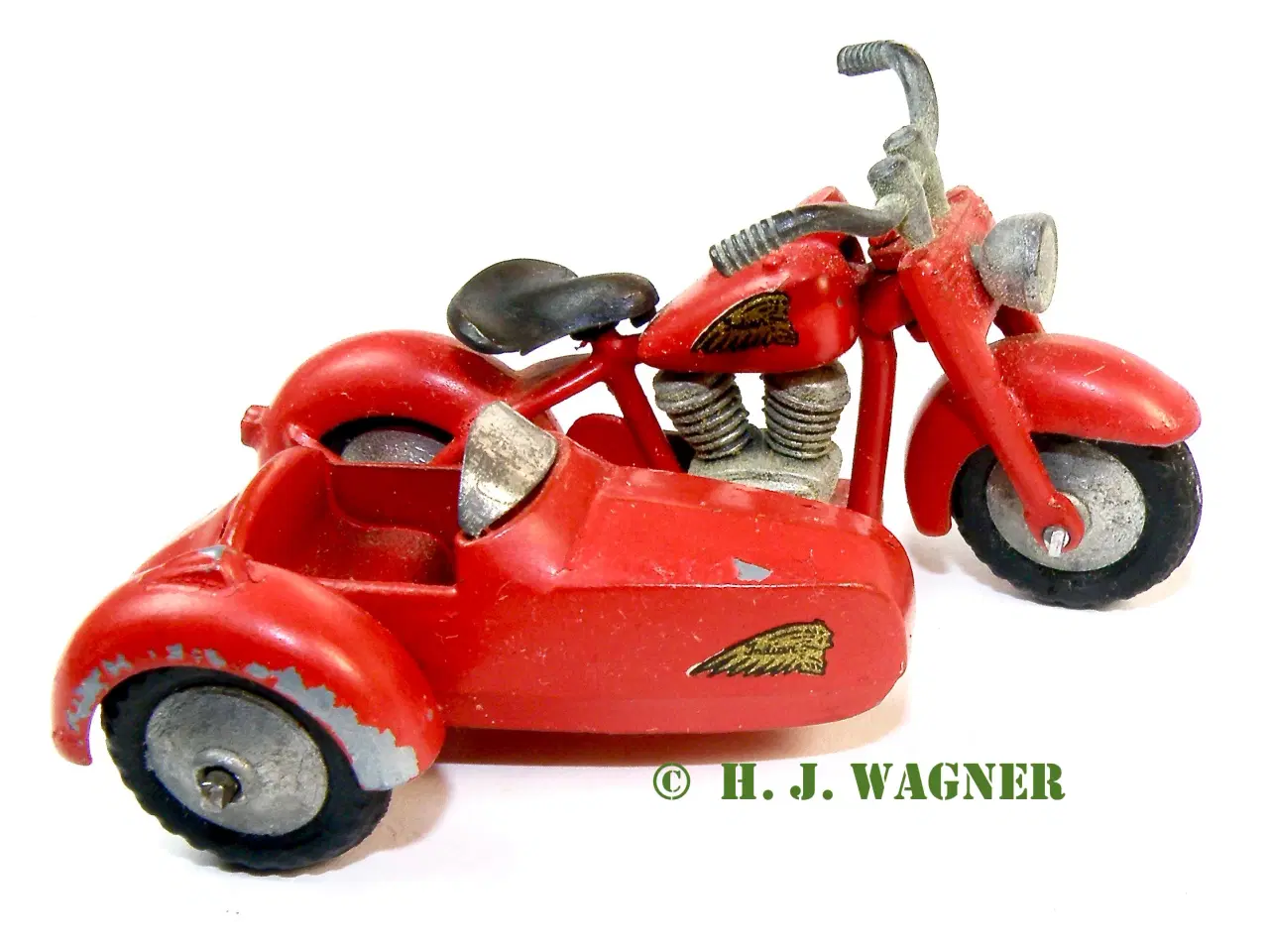 Billede 2 - TEKNO - Indian MC. med sidevogn og original box