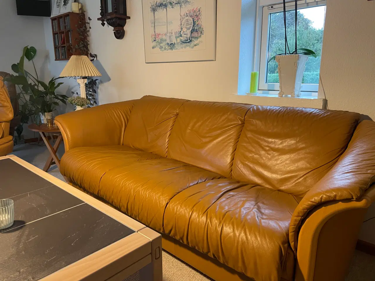 Billede 3 - Stresses. Lædersofa pæn og i orden sælges