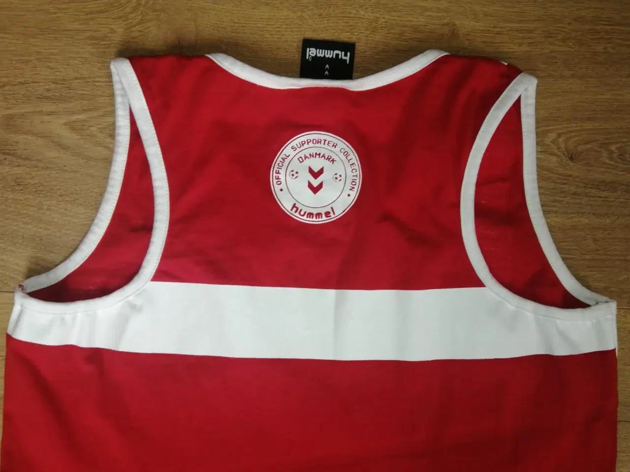 Billede 4 - DANMARK DANEBROG STROP TSHIRT, STR. M, SOM NY
