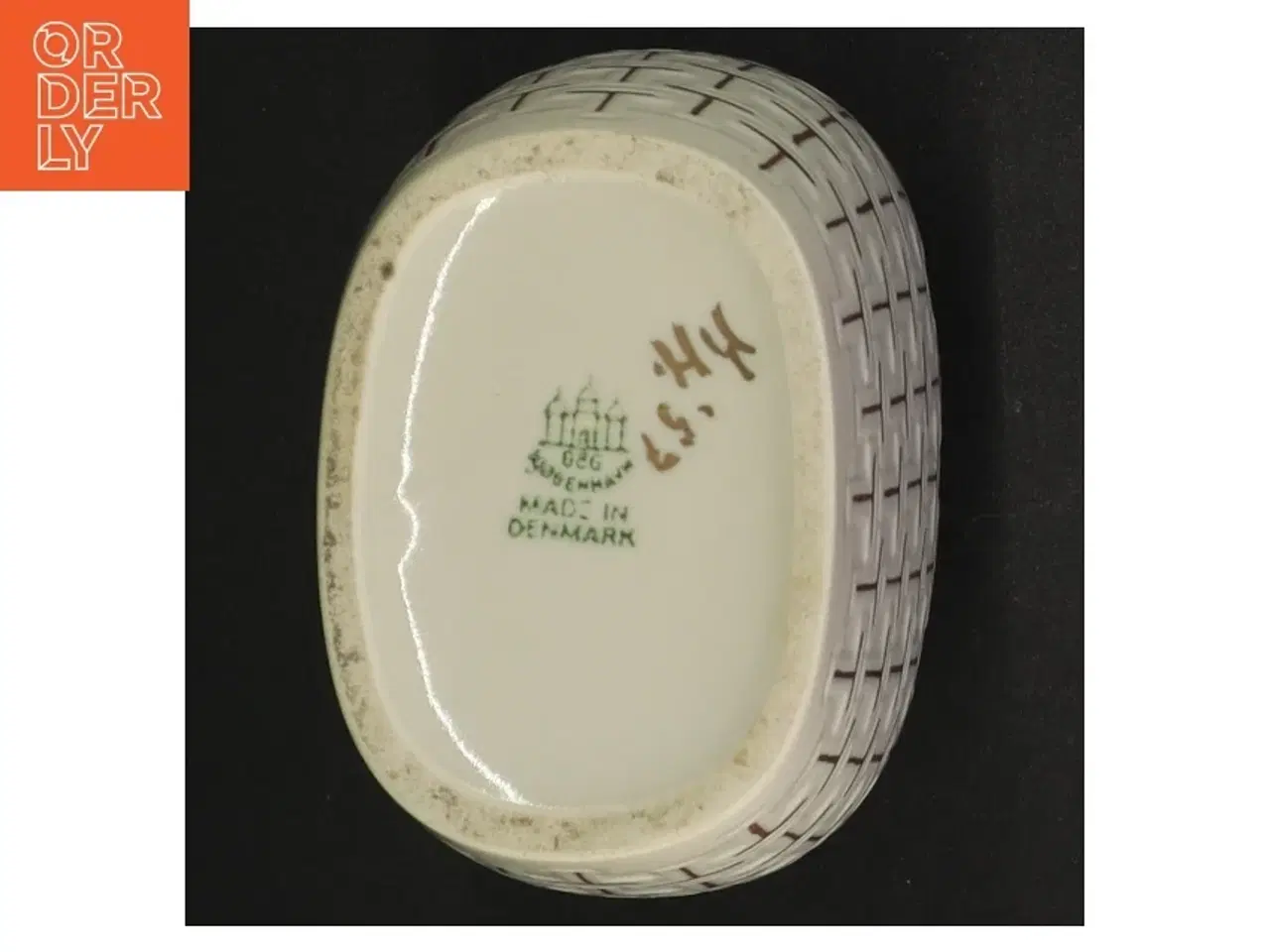 Billede 3 - Porcelænsvase fra Kjøbenshavn Porcellains Maleri (str. 15 x 11 x 7 cm)