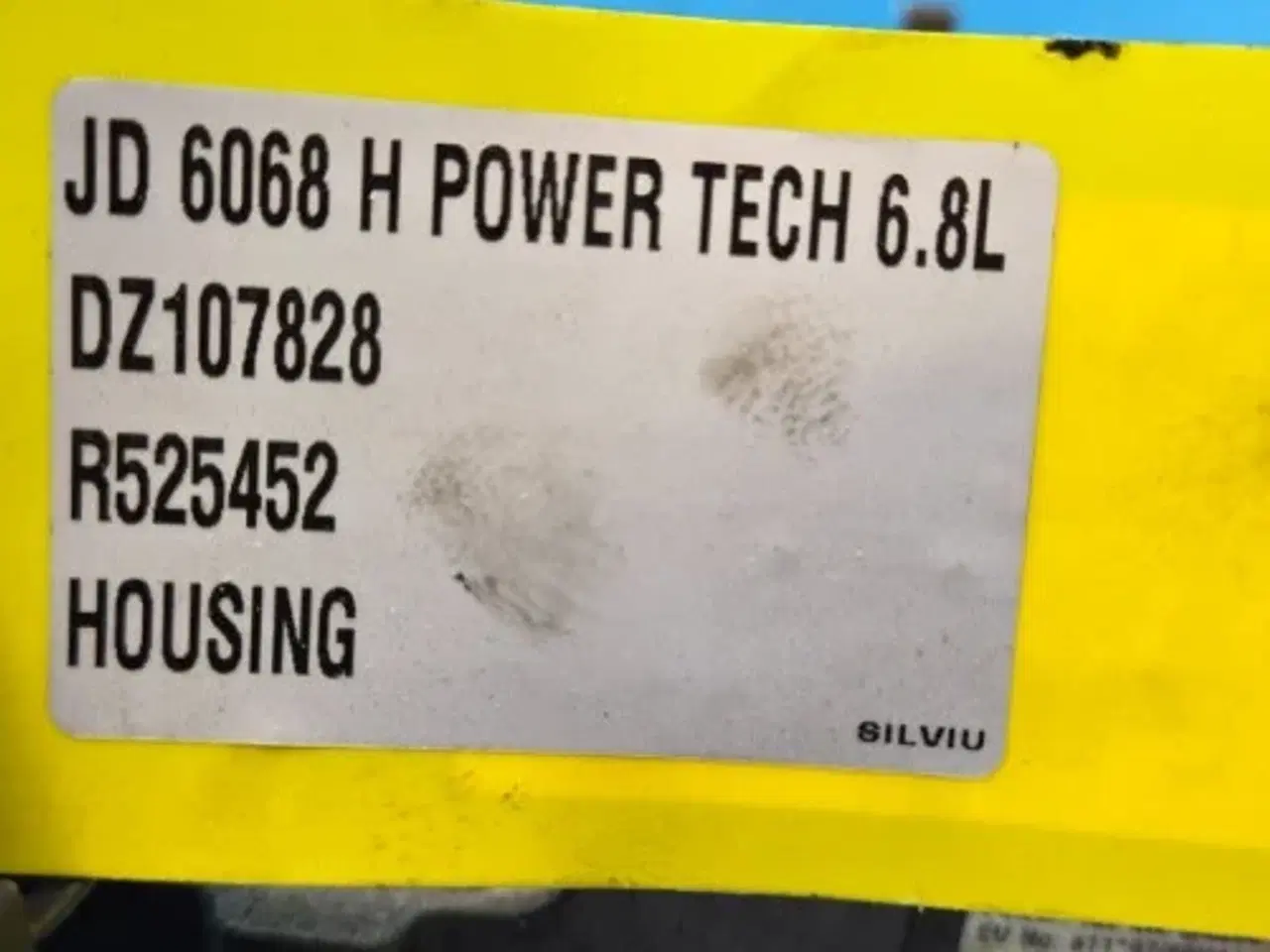 Billede 5 - John Deere  6068   Dæksel  DZ107828