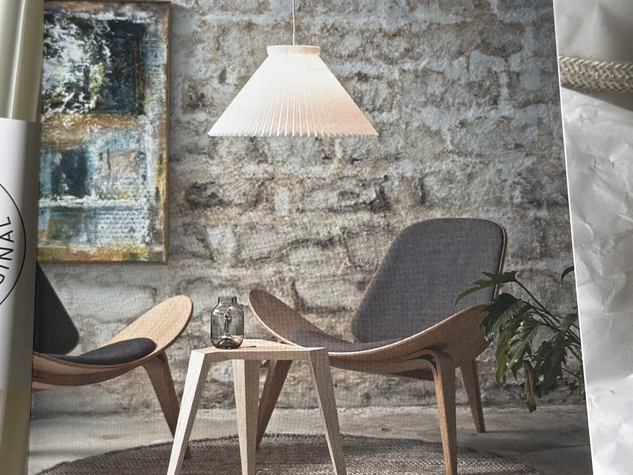 Billede 6 - Hvid LE KLINT Model 1 Pendel 1-30 m. messing