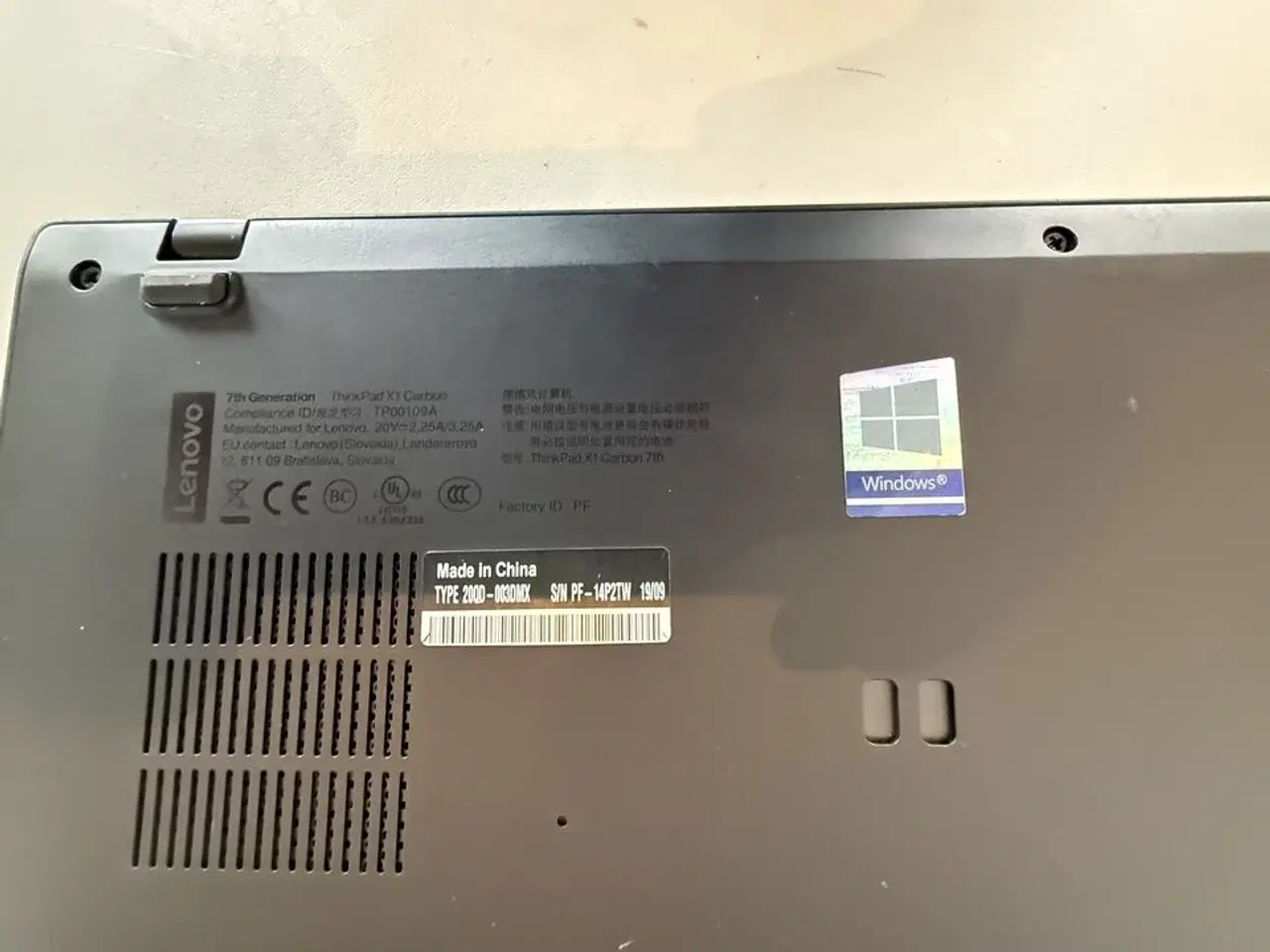 Billede 7 - Bærbar computer LENOVO X1 Carbon 7th gen.