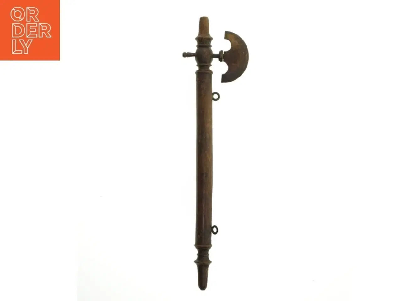 Billede 1 - Antik Træ Økse Ornament (str. 53 cm)