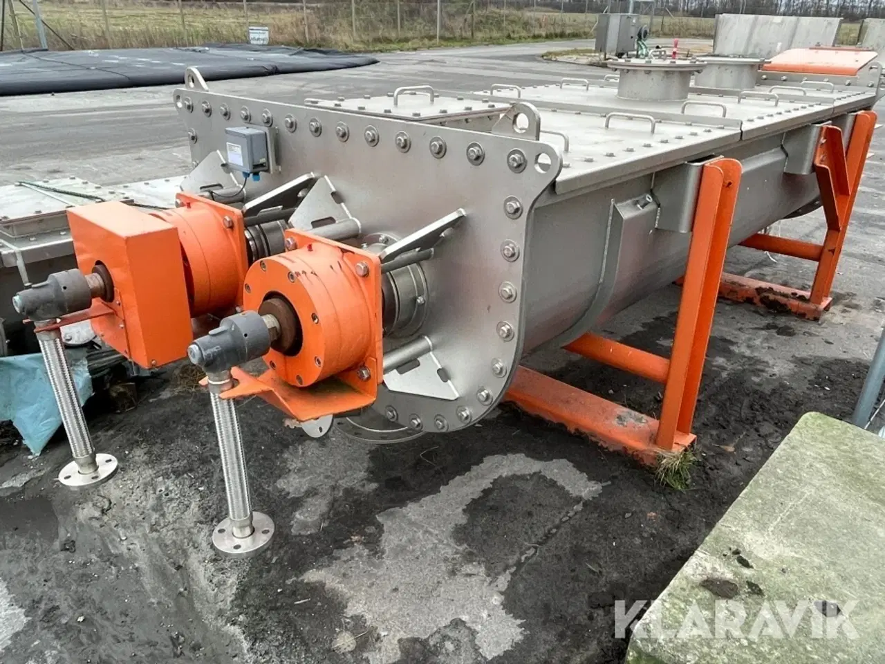 Billede 5 - Skruetransportør Segler SDD 630 dobbelt kølesnegl 1 styk