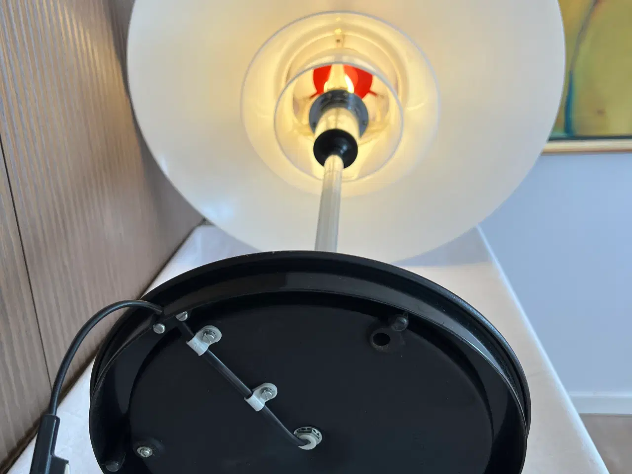 Billede 7 - PH-80 bordlampe, vintage, hvidt plast og stål 