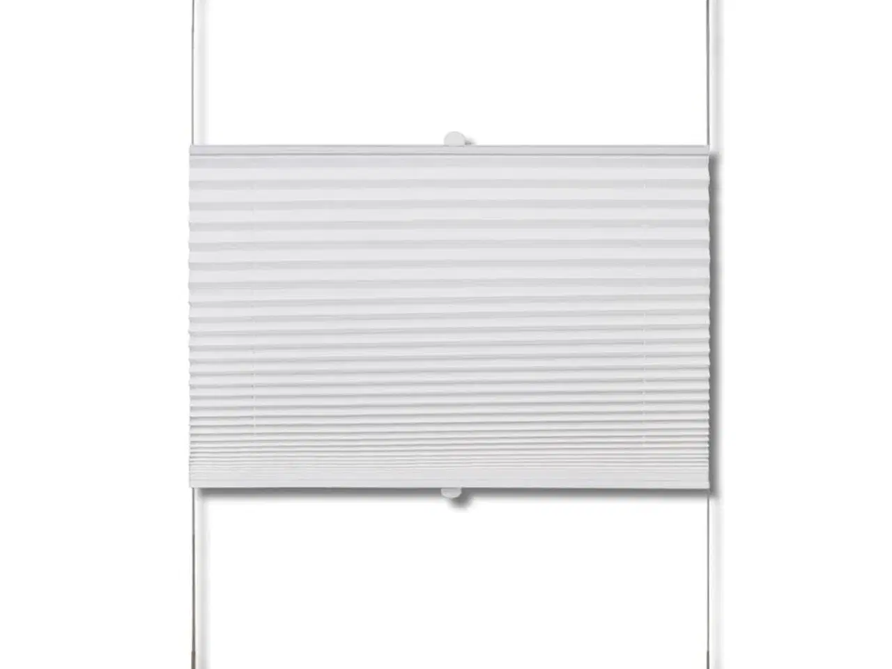 Billede 4 - Plisségardiner 90 x 200 cm hvid