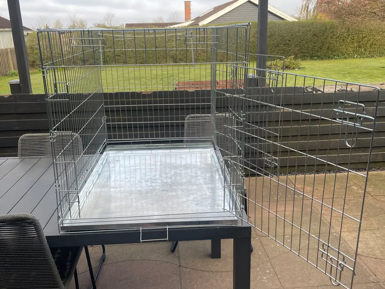 Billede 3 - Hundebur i metal Stor