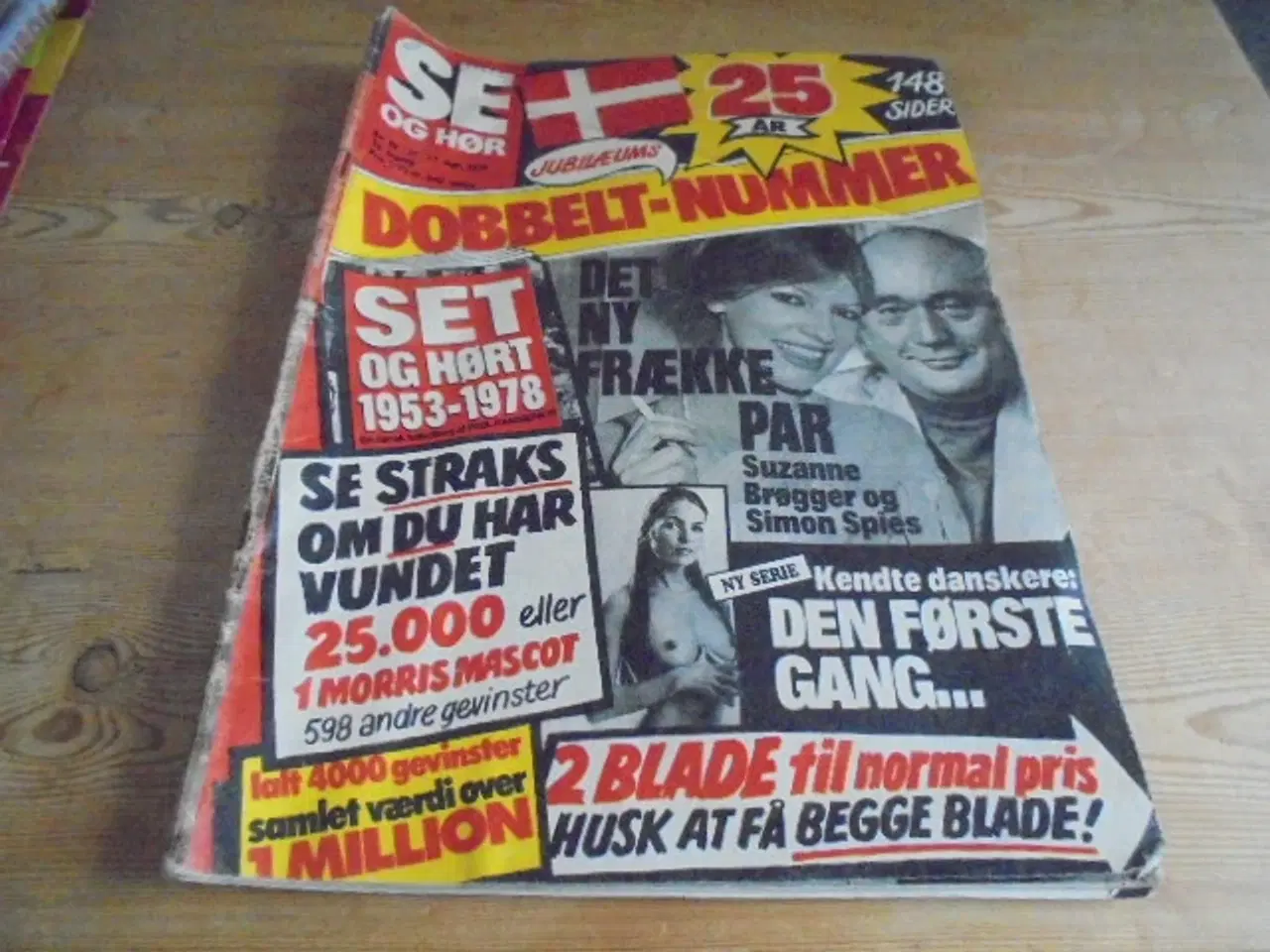 Billede 1 - SE OG HØR NR. 38 FRA 1978   Alm brugt stand 