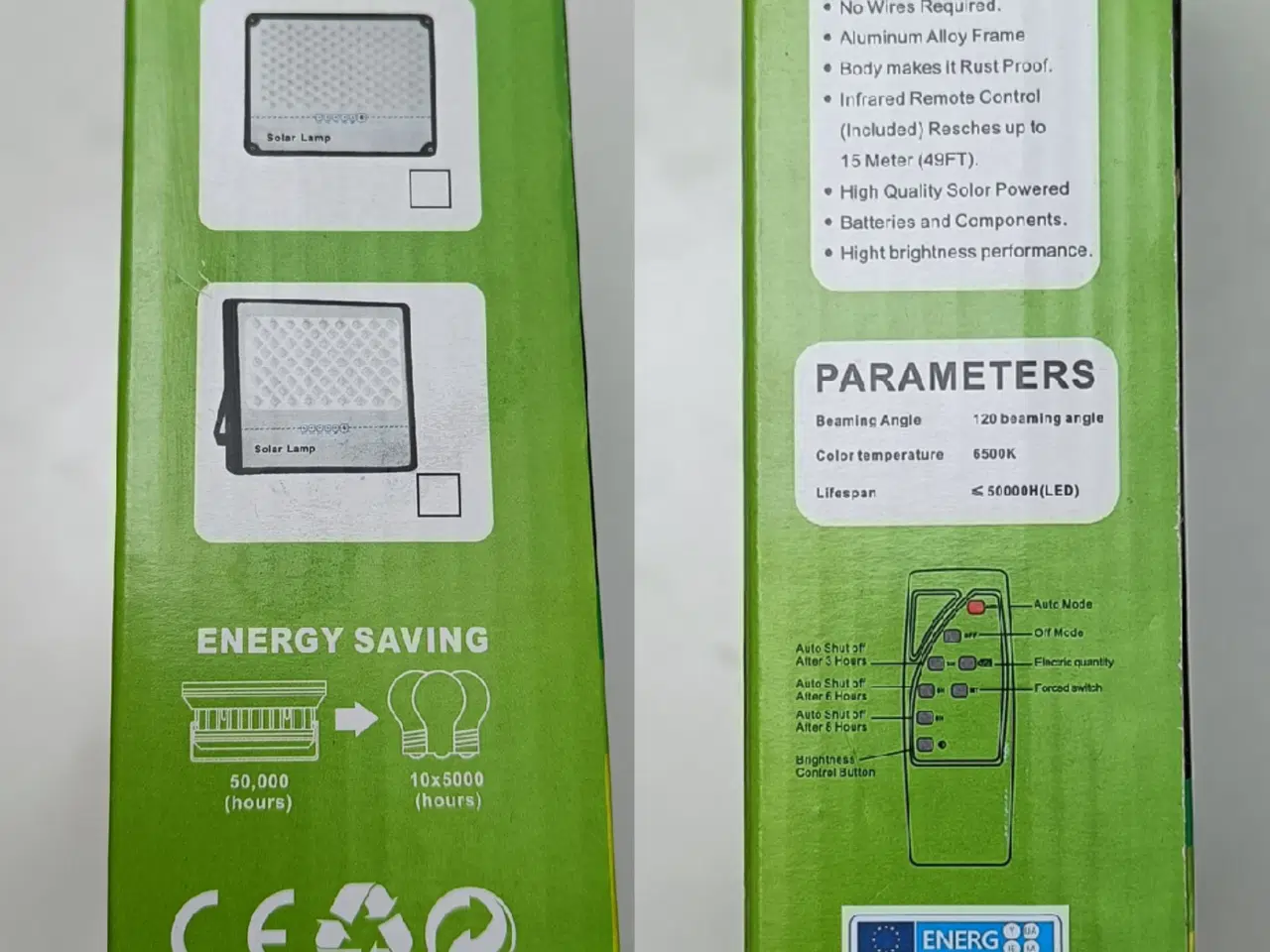 Billede 10 - NY! 200W LED Solcellelampe + Solpanel med 4M kabel