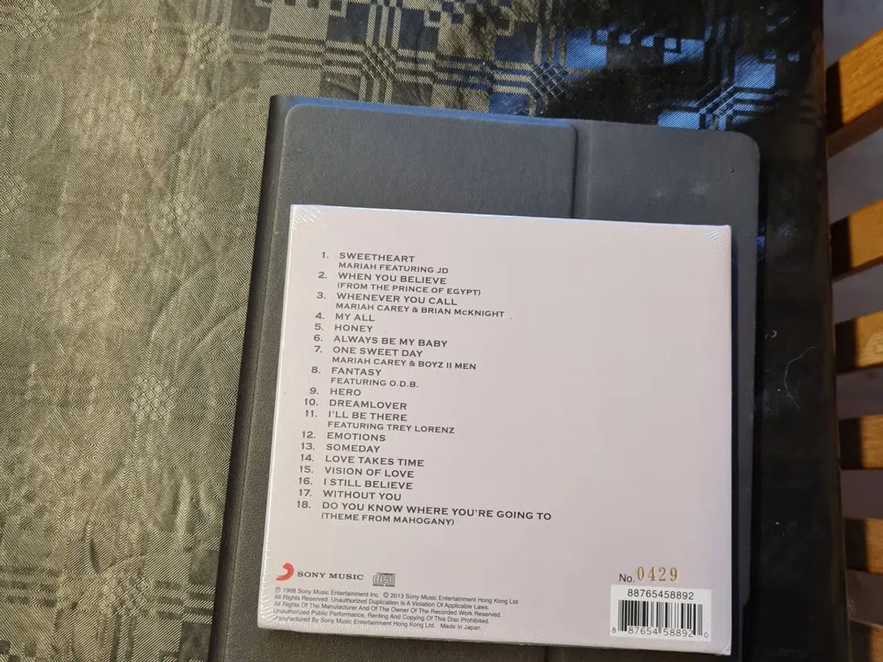 Billede 2 - Mariah Carey: # 1`s 24 Karat Gold CD Sony Edition