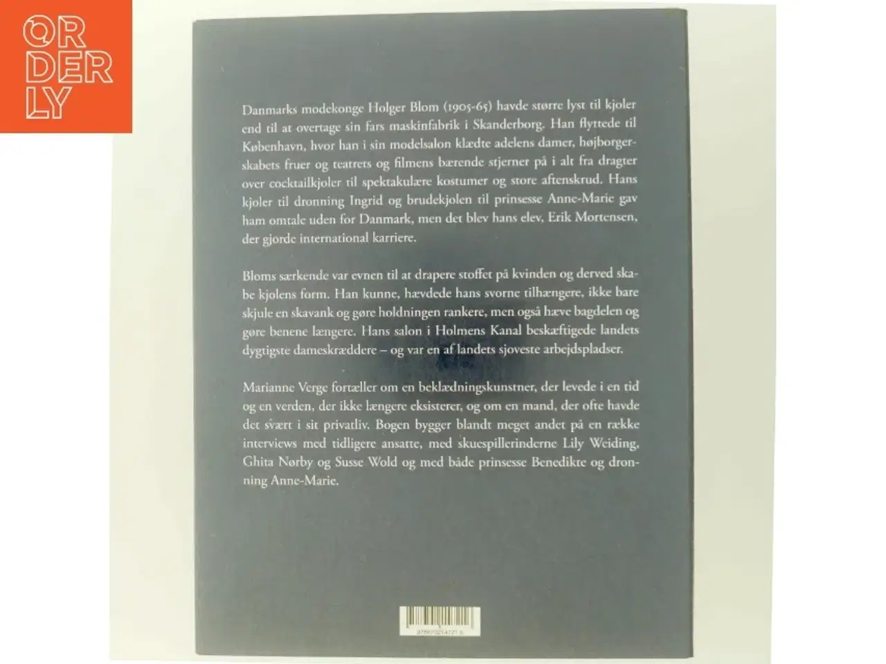 Billede 3 - Modekongen Holger Blom : en livshistorie af Marianne Verge (f. 1976) (Bog)