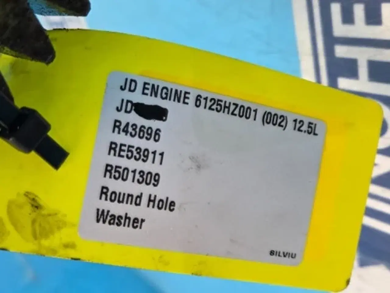 Billede 2 - John Deere 6125HZ001 Plade R501309