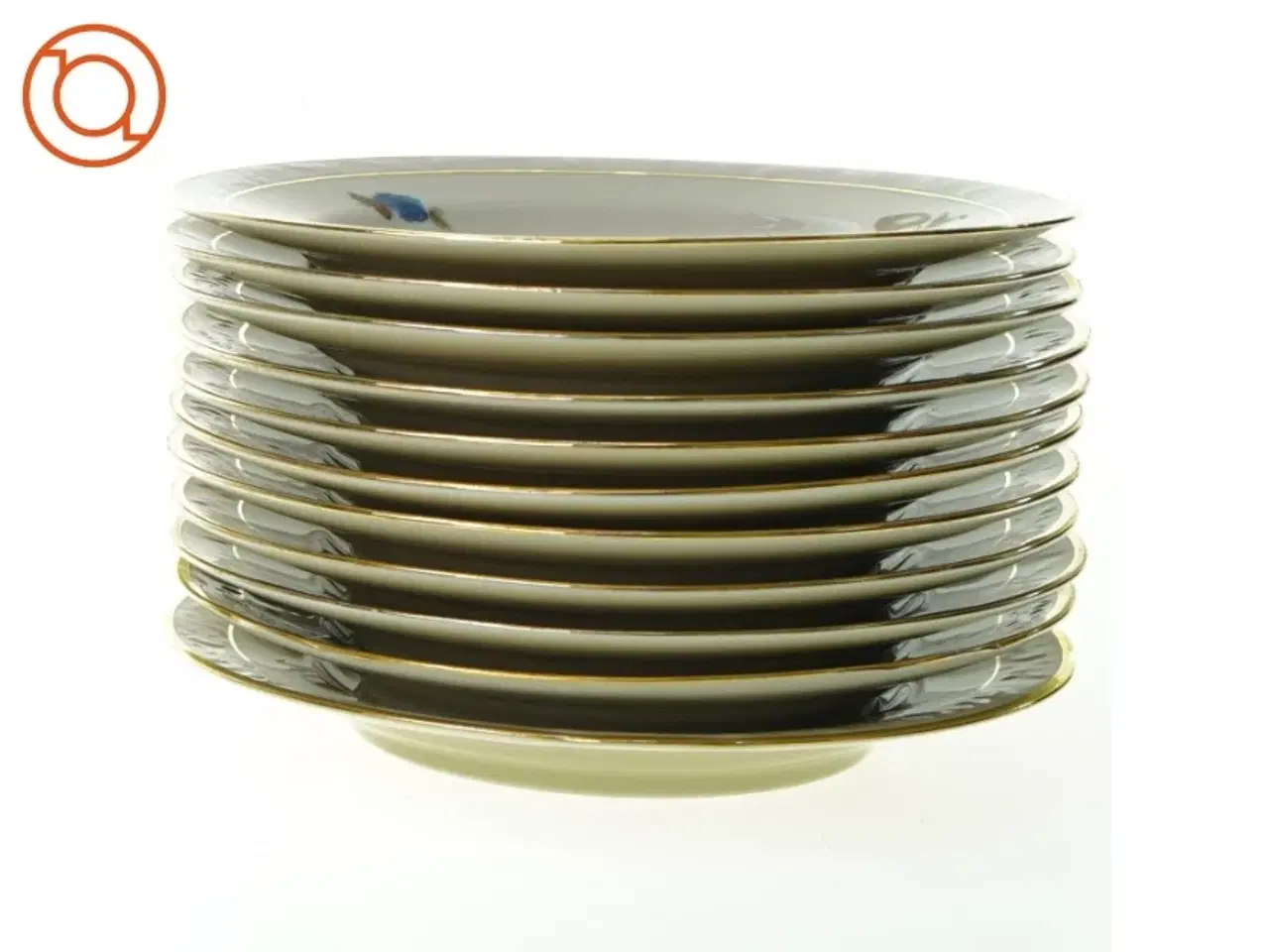 Billede 5 - Tallerkner fra Kjøbenhavns Porcellains Maleri (str. 17 cm)