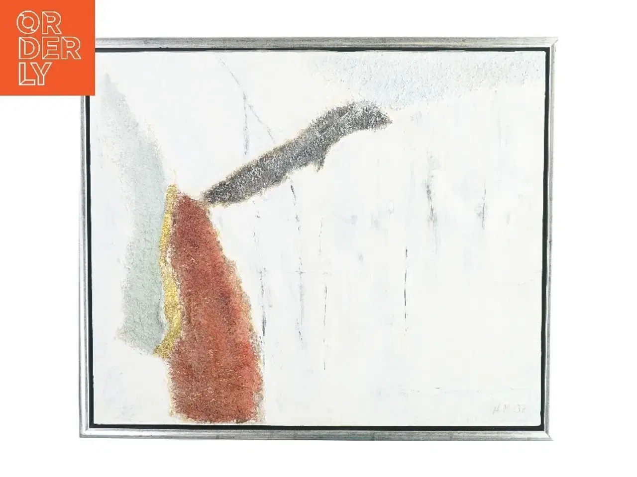 Billede 1 - maleri med abstrakt motiv (str. LB: 64x54cm)