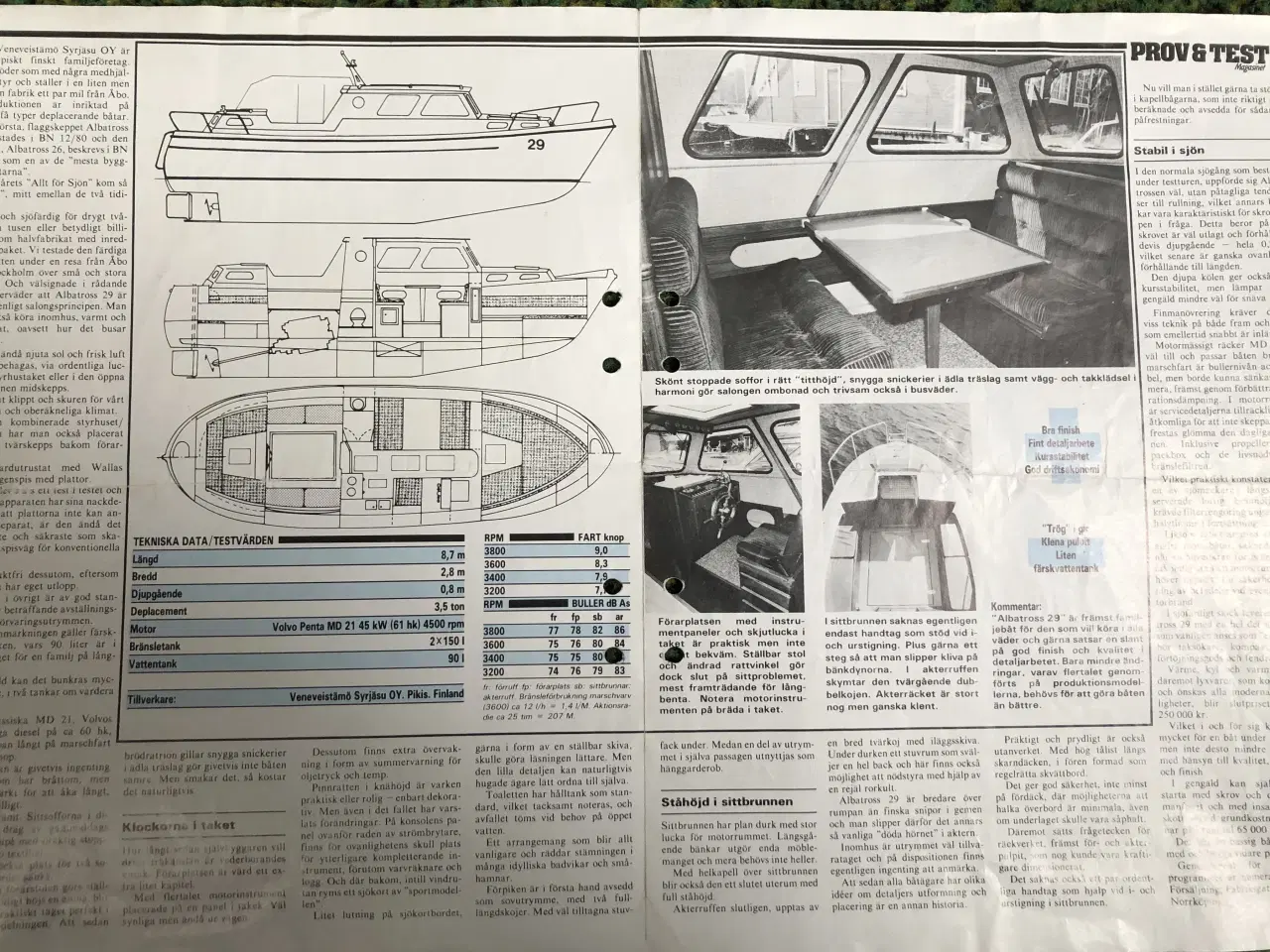 Billede 15 - Albatross 29 motorbåd