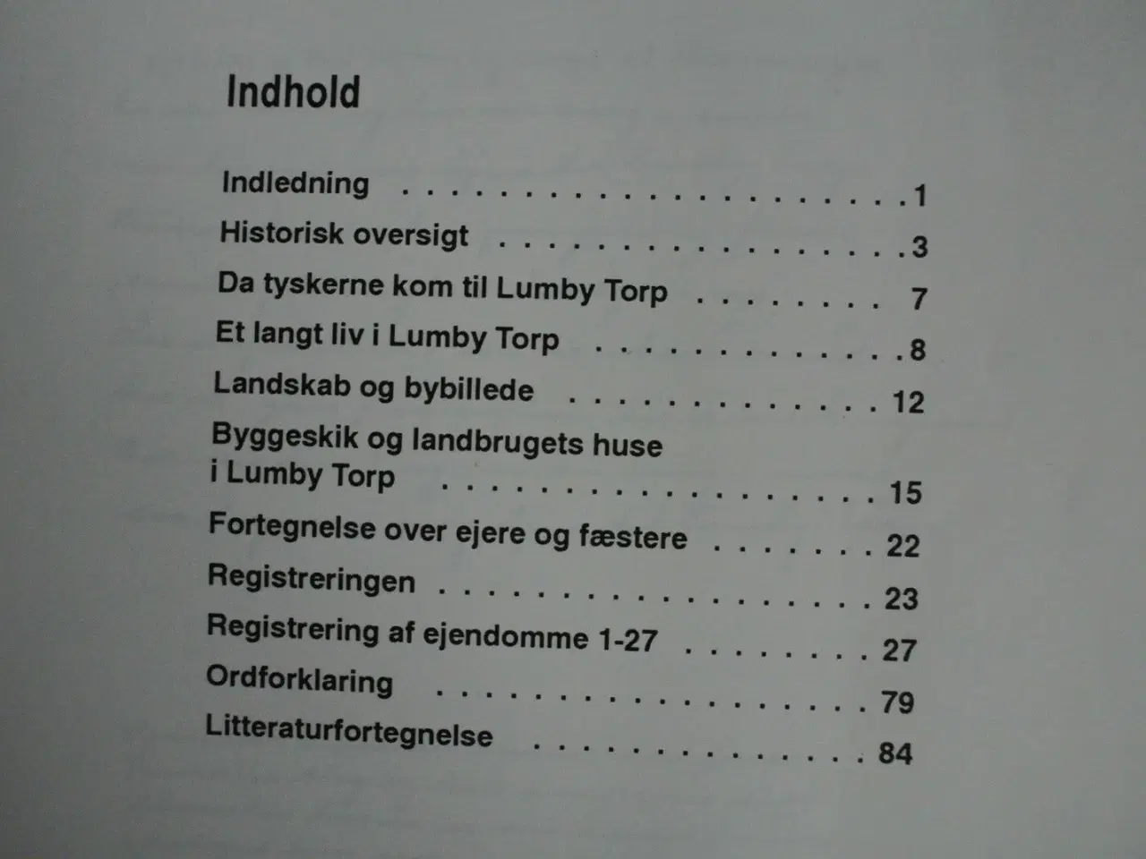 Billede 2 - lumby torp undersøgelse af bebyggelse og bevoksnin