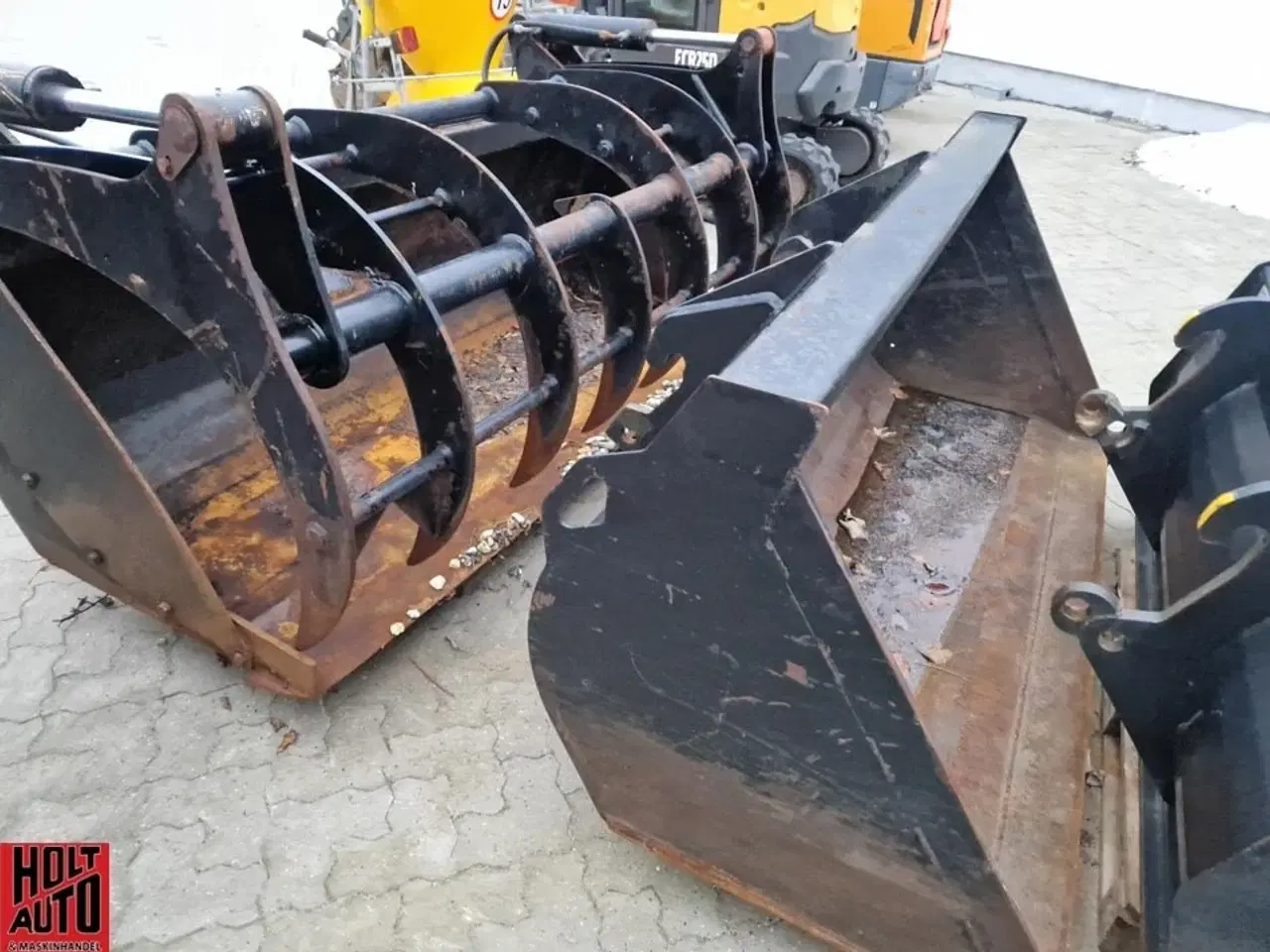 Billede 5 - - - - Brugt Giant pelikanskovl, 220 cm. (5-7 tons maskine)