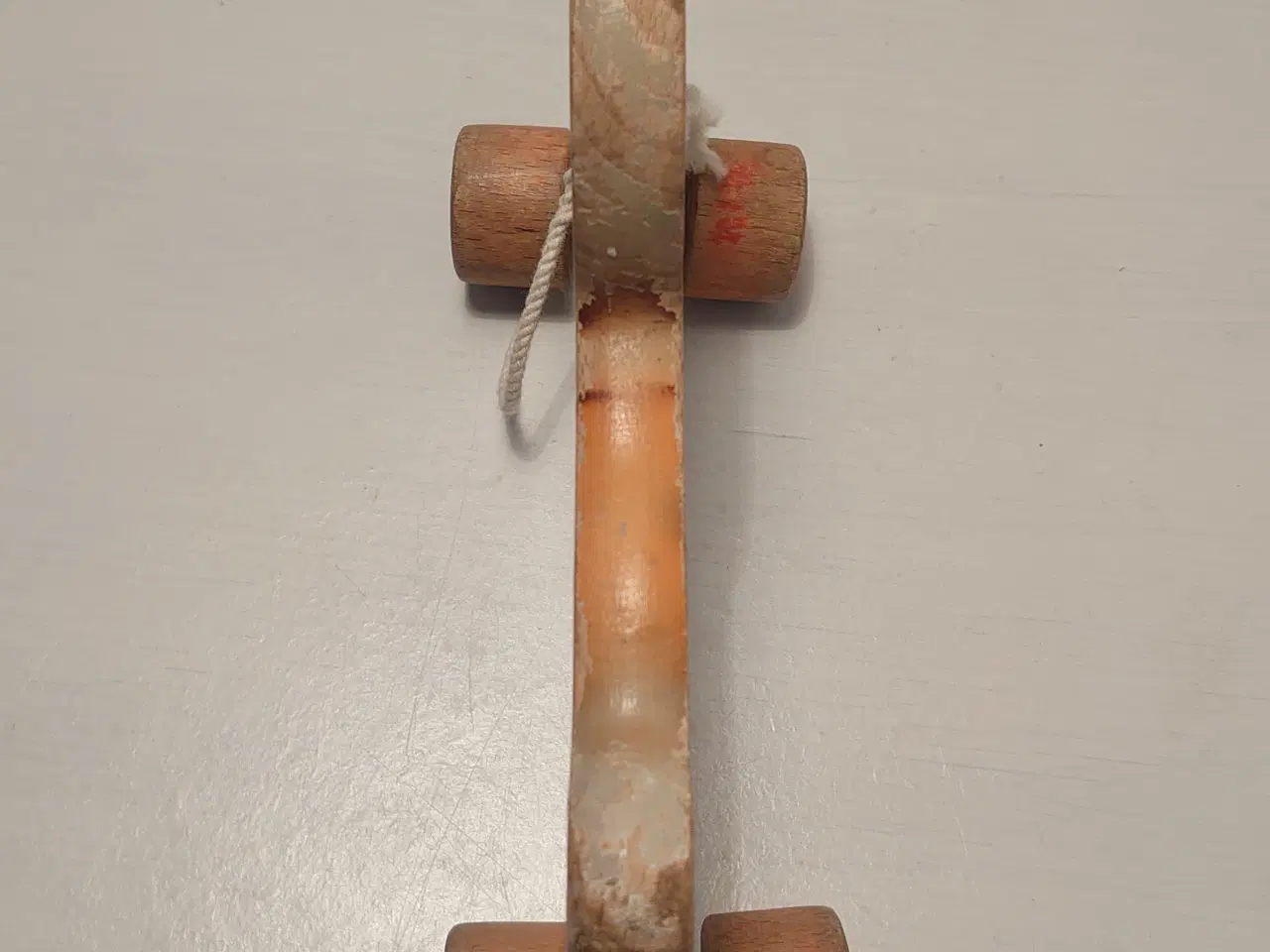 Billede 4 - Gammel tysk Verthofa træk hest i træ. L.17cm