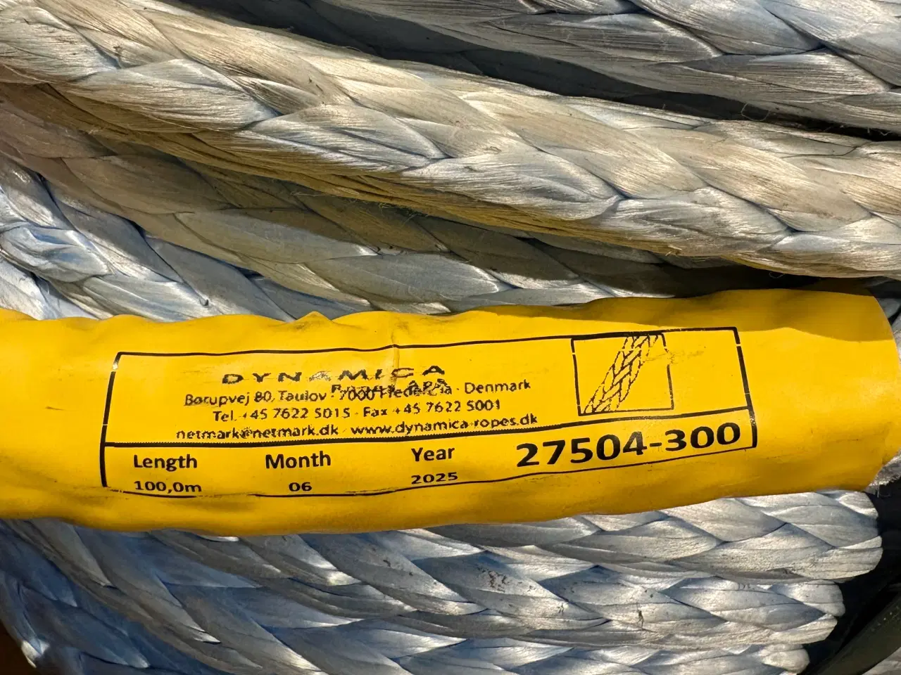 Billede 2 - Dyneema Tagline 12 SK75 tov 16 mm – 300 meter rull