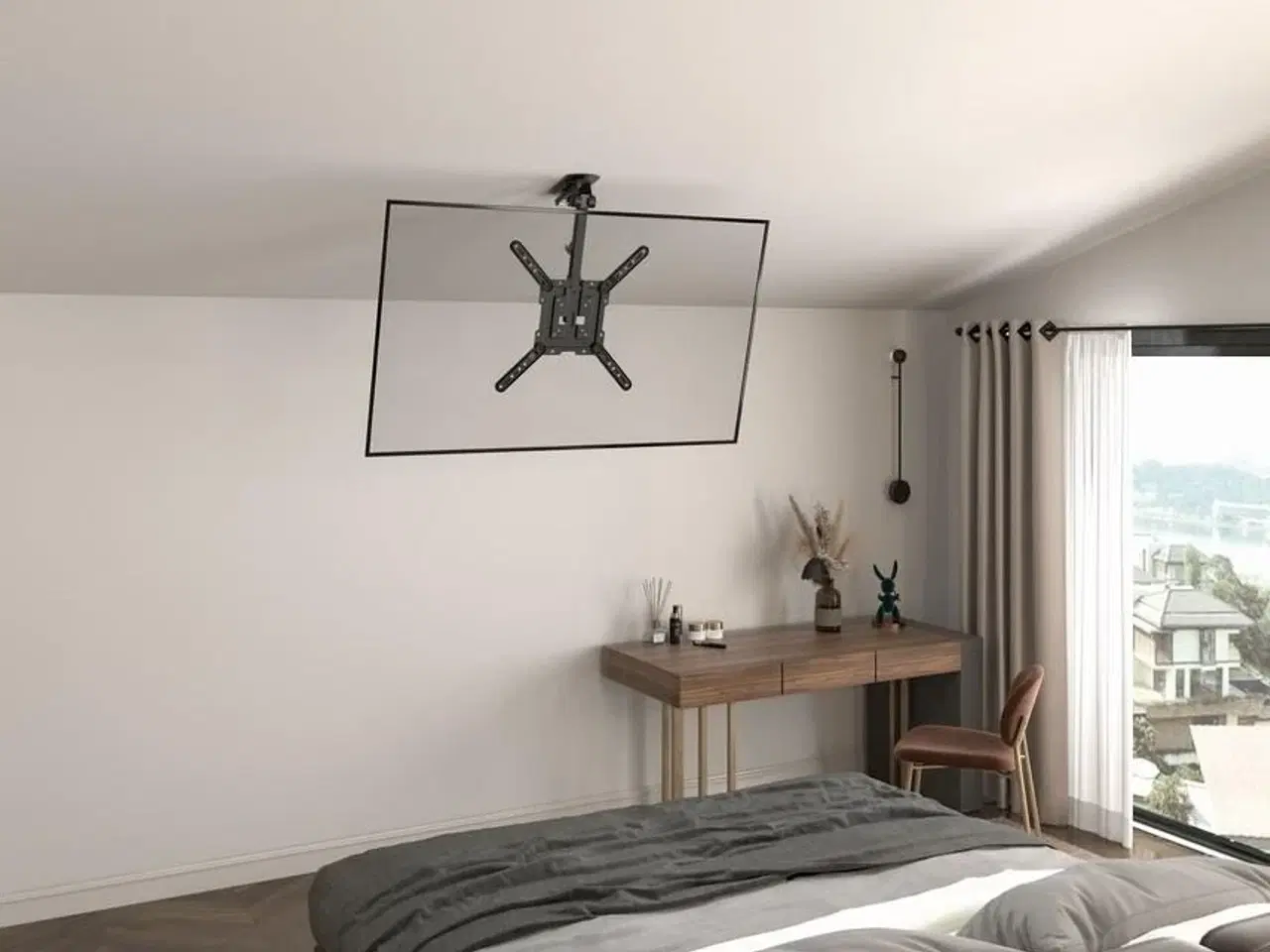 Billede 10 - TV loftbeslag fuld bevægelse – Gembird 23–55", sort