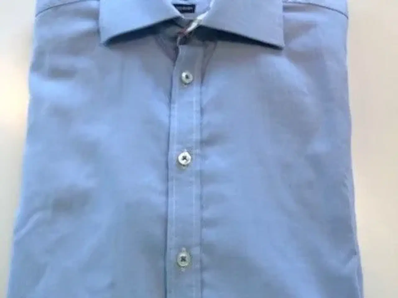 Billede 1 - Herreskjorte - lyseblå