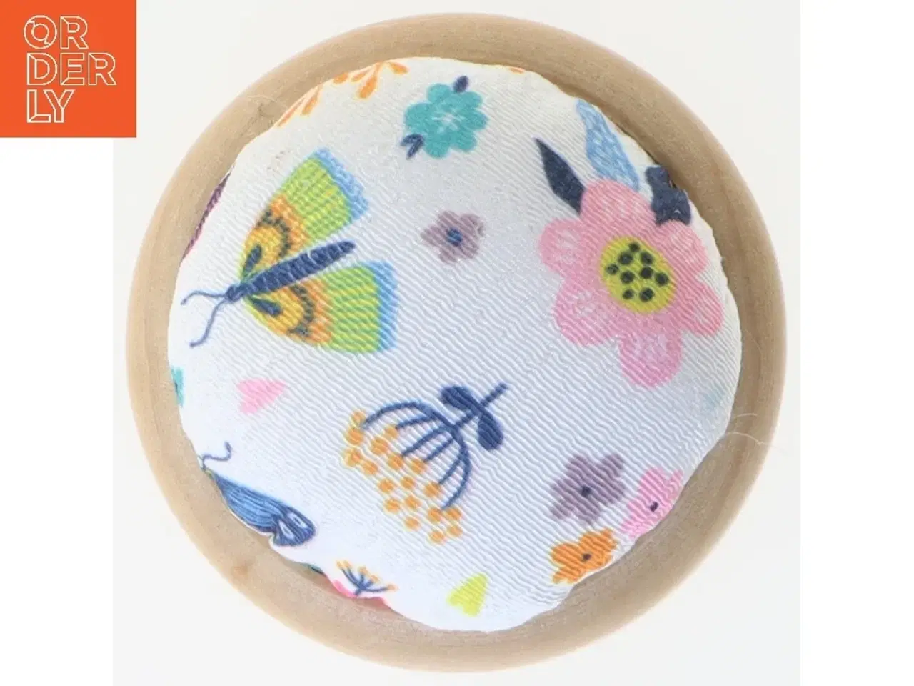 Billede 2 - Nålepude med blomstermønster (str. Ø 7 cm)