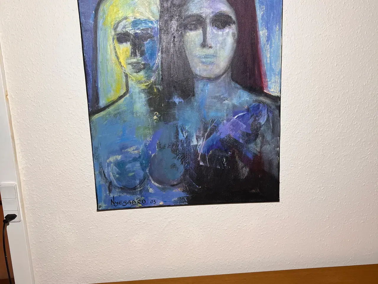 Billede 1 - 3 malerier af Erik Nygaard