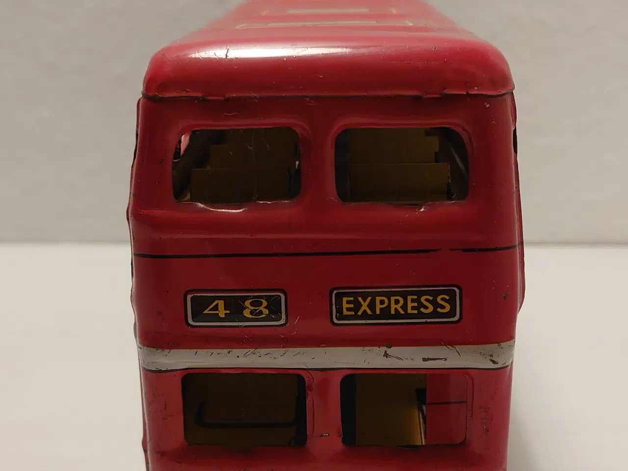 Billede 2 - Vintage dobbeltdækker London bus i blik. 70´erne