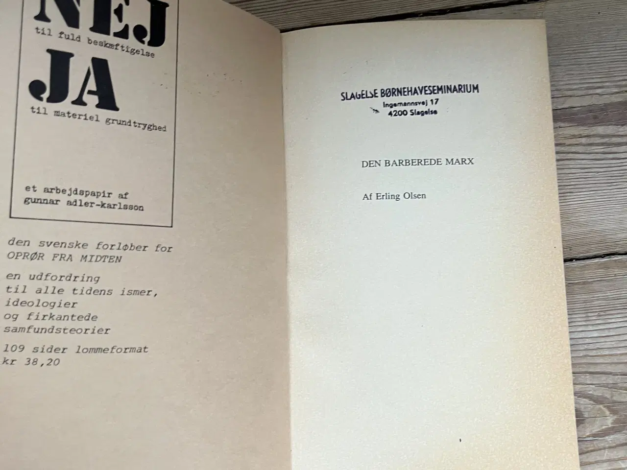 Billede 2 - Den barberede Marx, af Erling Olsen