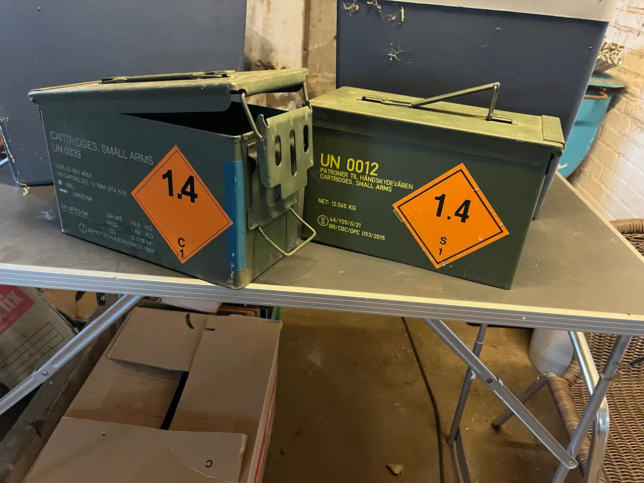 Billede 2 - Militær/ammunitions kasser