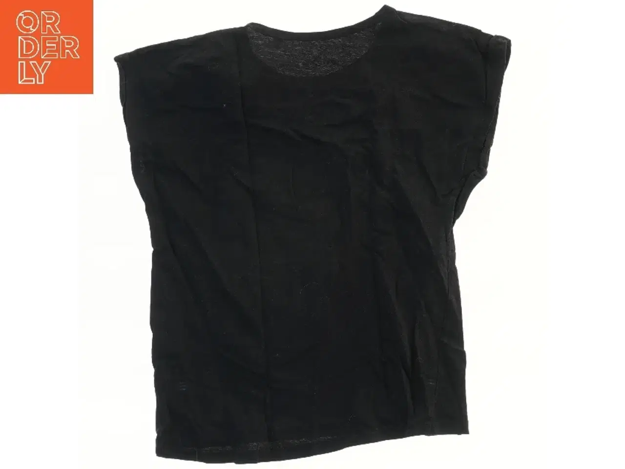 Billede 2 - Sort t-shirt med print fra VRS (str. 134)