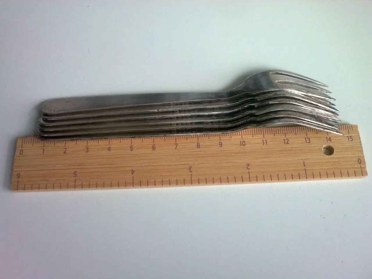 Billede 2 - Kagegafler Åkande Danmark 6 stk. sølvplet