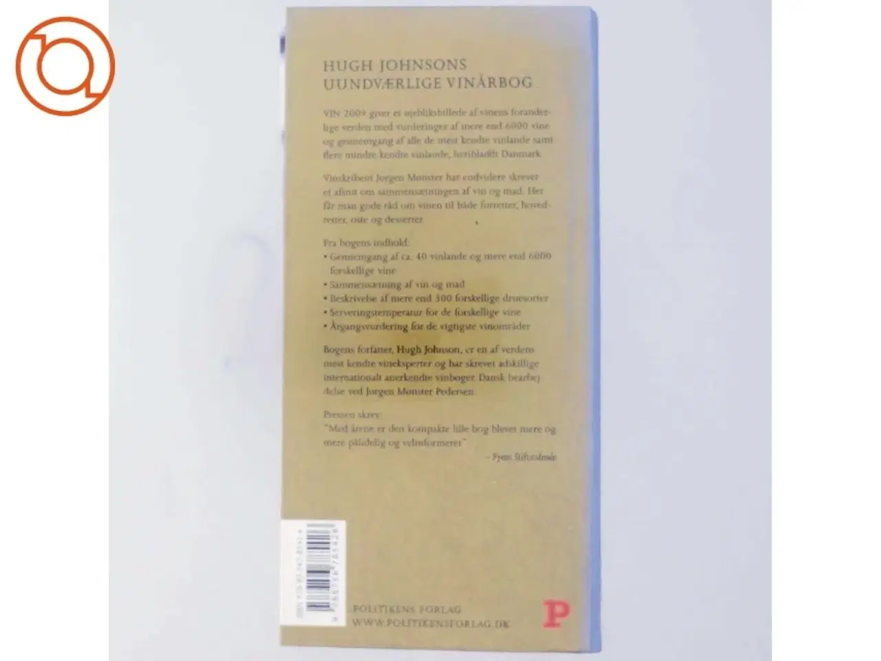 Billede 3 - Hugh Johnsons Vinguide 2009 (Bog) fra Politikens Forlag