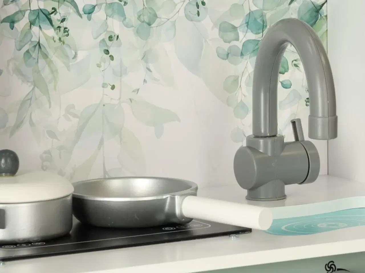 Billede 7 - Legekøkken i træ LULILO Saliko med tilbehør og espressomaskine