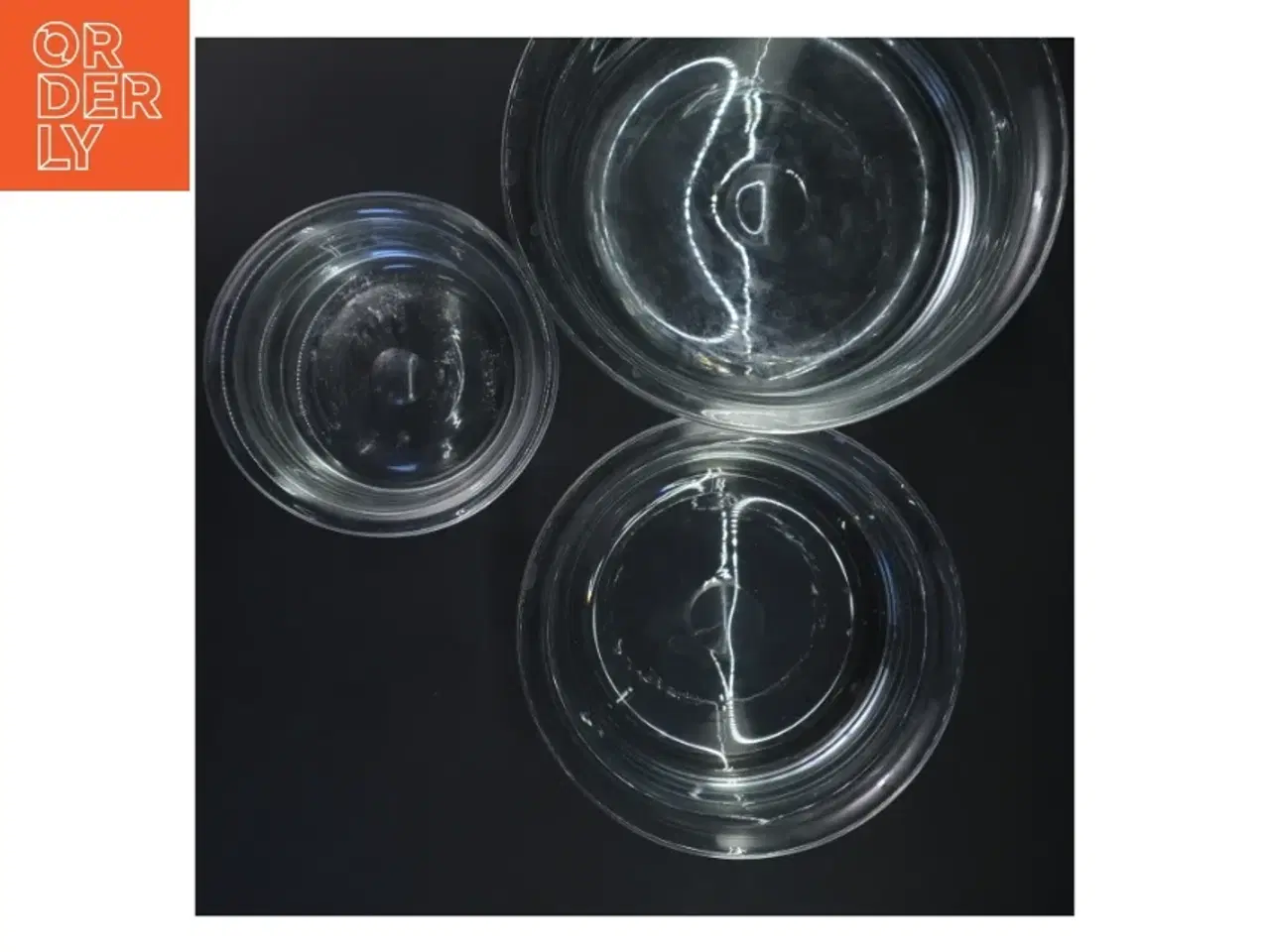 Billede 2 - sæt med glasskåle (str. 14x23&11x19&9x15 cm)