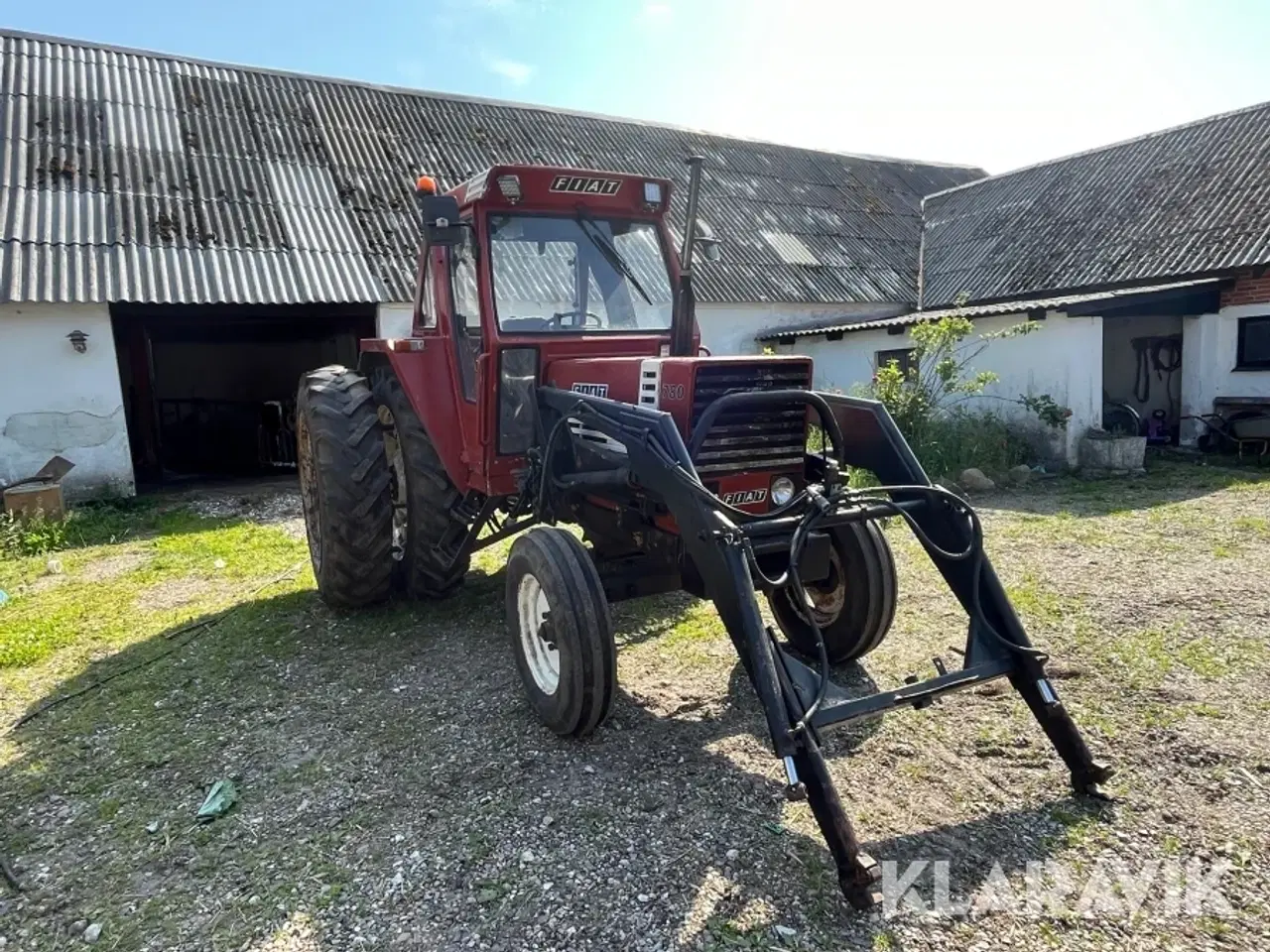 Billede 2 - Traktor Fiat 780 med frontlæsser og Tvillingehjul