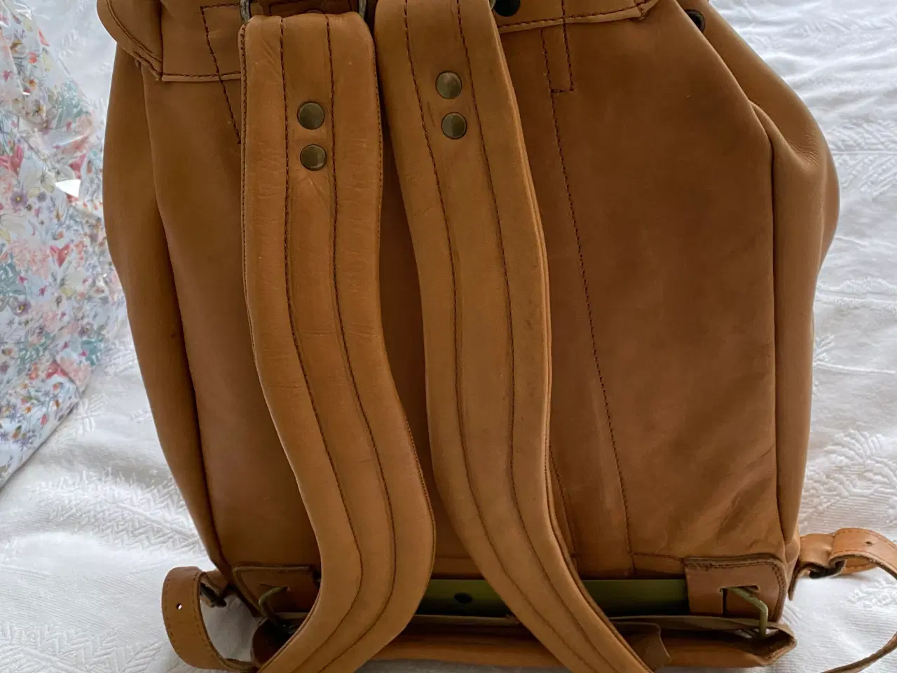 Billede 3 - Lædertaske rygsæk