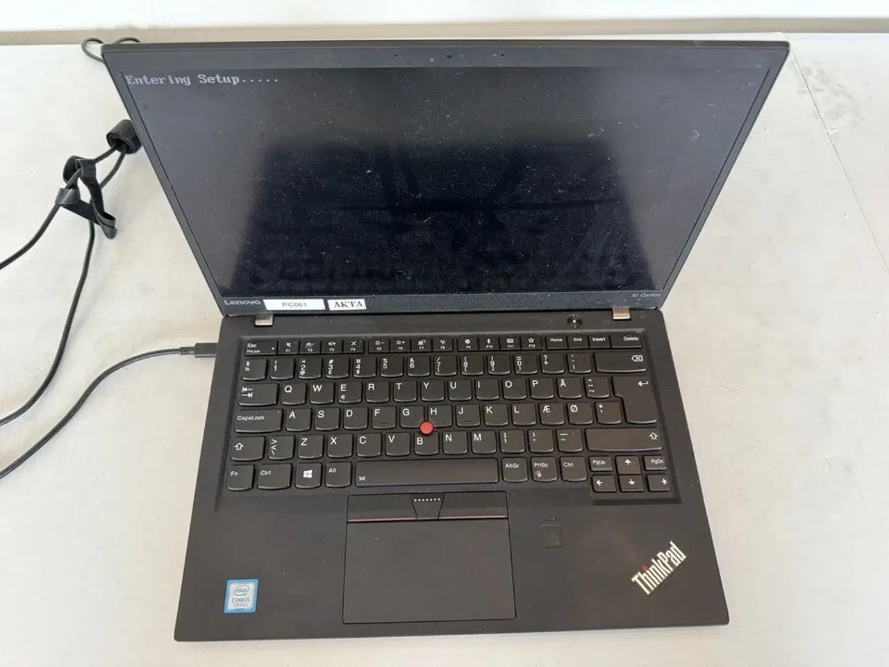 Billede 1 - Bærbar computer LENOVO X1 Carbon 5th Gen.