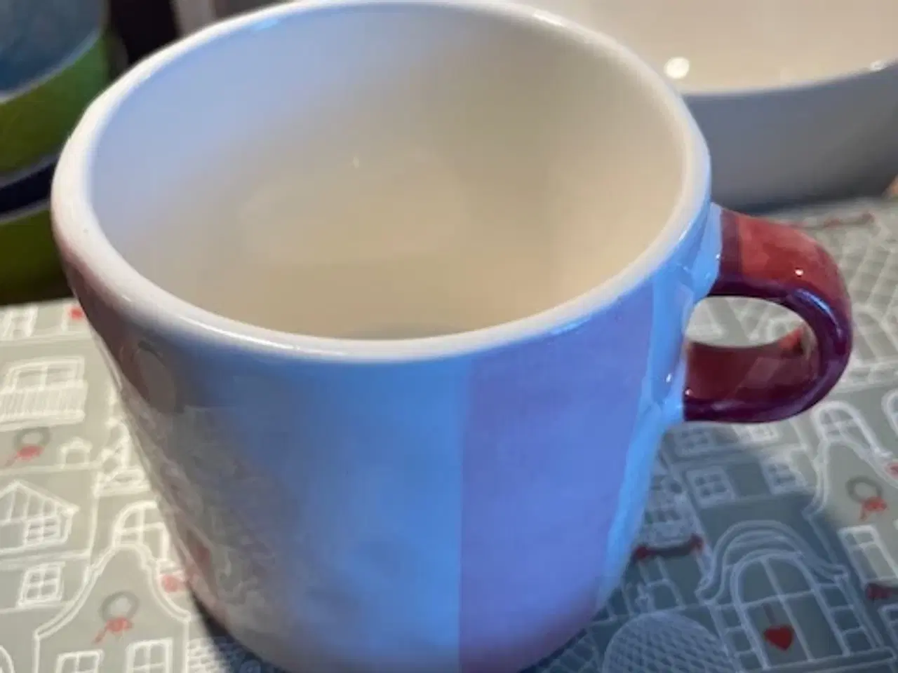 Billede 4 - Smukt keramik-sæt: Anna+Nina krus & håndlavet krus